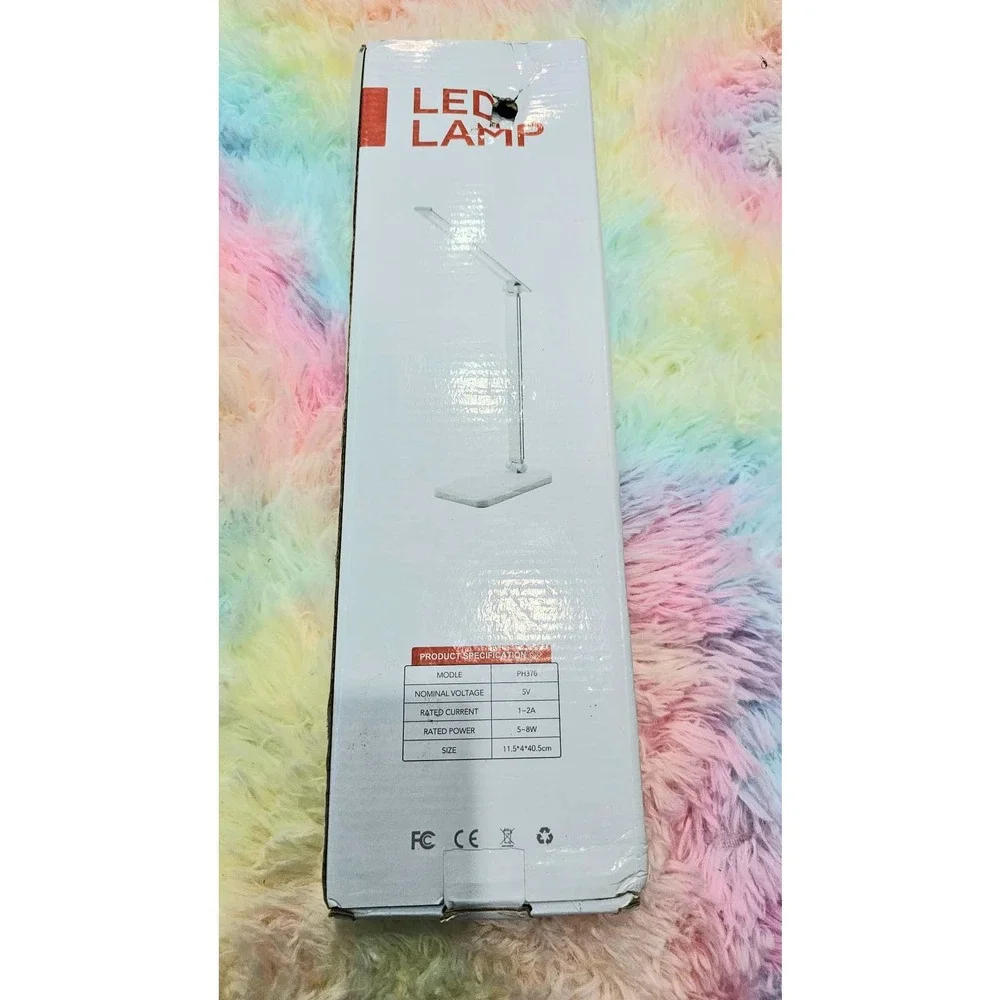 LED Desk Lamp Eye-Caring Table Lamps with Wireless Charger Touch Control